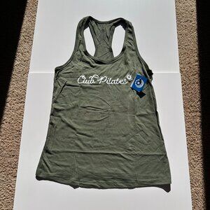 Club Pilates Signature Racerback Tank Military Green